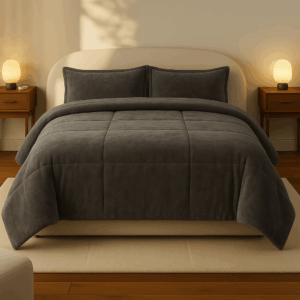 Edredão Borrego Cama Casal