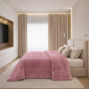 Edredão Borrego Cama Casal